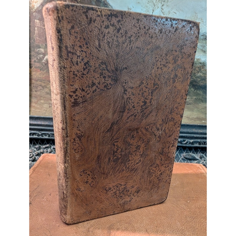 1821 L'Ame Unie a Jesus-Christ French Religious Leather Antique Leather Book